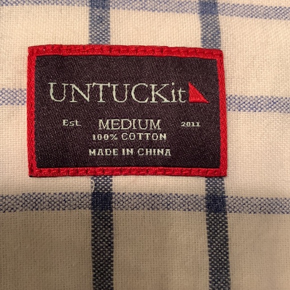 UNTUCKit Cotton Men’s Button Down Long Sleeve Shirt - Picture 9 of 16